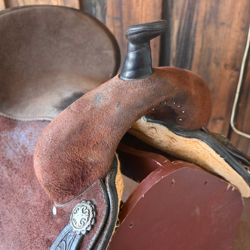15" USED CIRCLE Y KELLY KAMINSKI BARREL SADDLE Saddles - Used Circle Y Saddlery