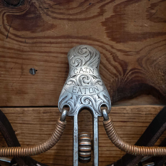 Silver Engraved TC Hansen Spade 1/2 Rig