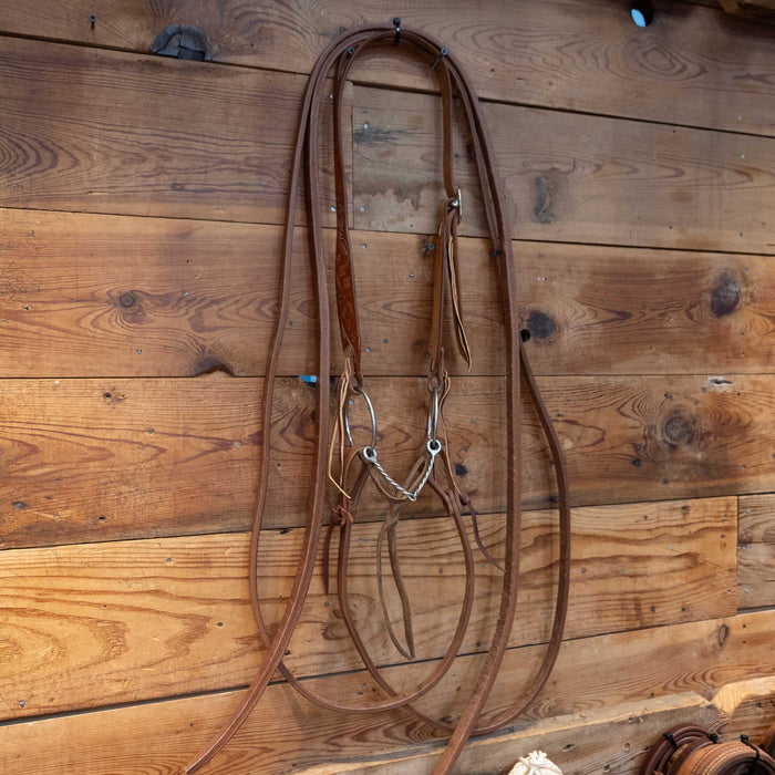 O-Ring Twisted Snaffle Bridle Rig