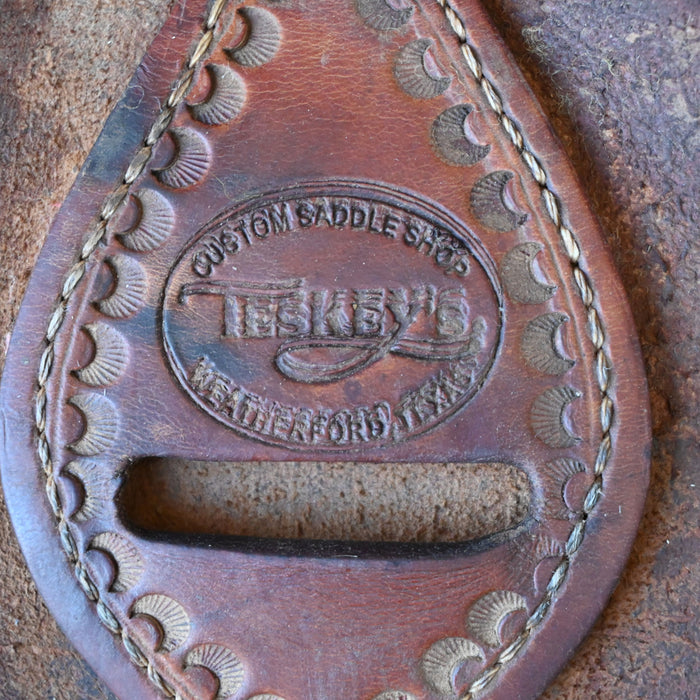16" USED TESKEY'S RANCH SADDLE