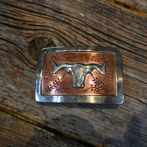 Handmade 2 Piece - Silver Engraved Buckle by Jomes _CA1054