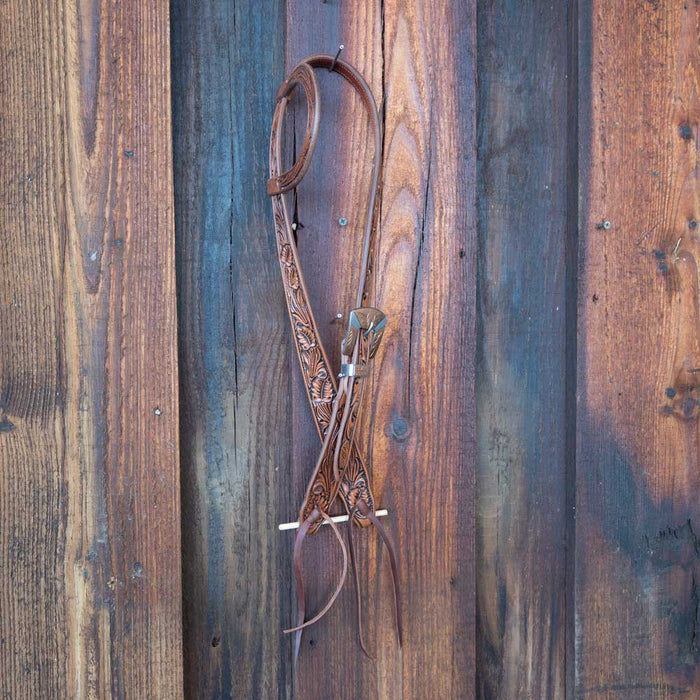 David Haslerig Single Ear Headstall Teskey's Buckle Tack - Headstalls David Haslerig