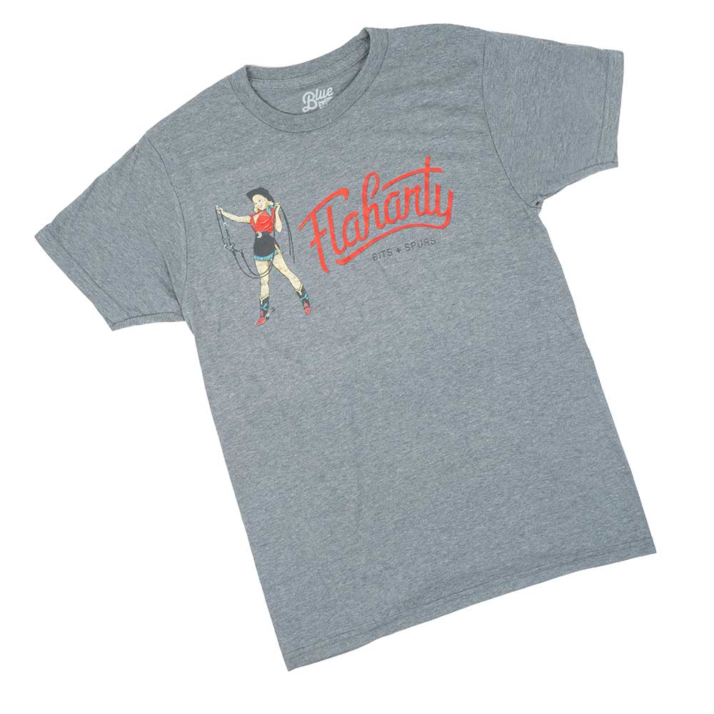 Flaharty Logo Grey Malibu Tee MEN - Clothing - Shirts - Short Sleeve Shirts Flaharty   