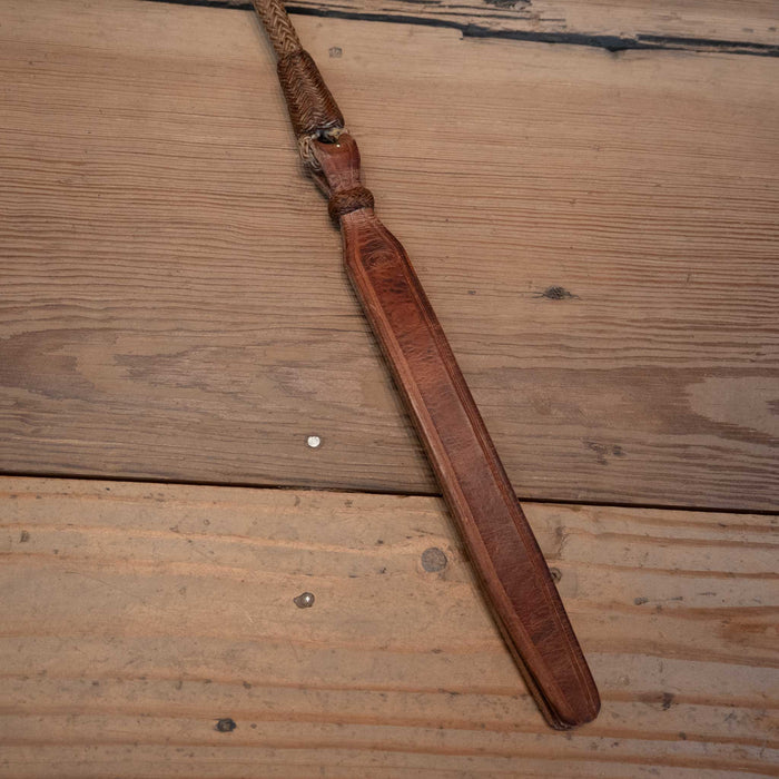 Randy Roberts Handmade 26 1/2" Quirt w/Popper Tack - Whips, Crops & Quirts Randy Roberts