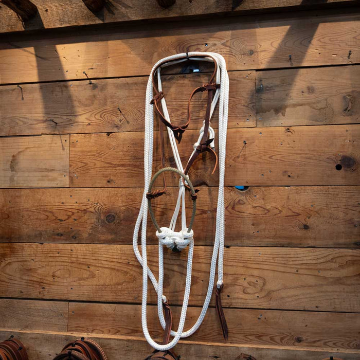 Handmade Loping Hack w/Braided waxed Reins 091