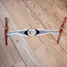 Handmade Black & White Mohair Tripping Collar Tack - Breast Collars Iron Horse Head Brand