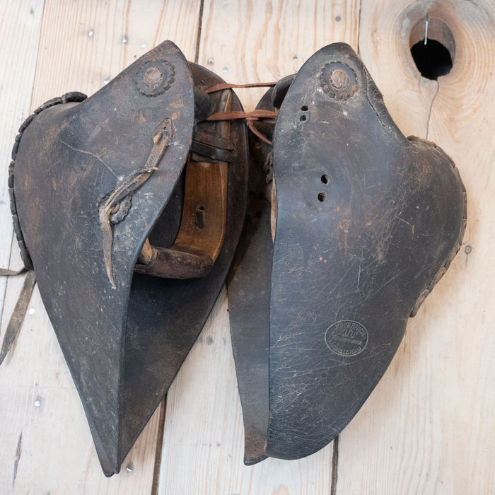 Vintage Original Stamped "King Ranch" Tapaderos Saddle - Accessories King Ranch