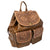 Scout Leather Co, Ada Tooled Two Pocket Backpack - Tan ACCESSORIES - Luggage & Travel - Backpacks & Belt Bags Scout Leather Goods   
