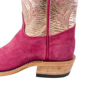 Olathe Women's Fuschia Suede Boot WOMEN - Footwear - Boots - Western Boots Olathe Boot Company   
