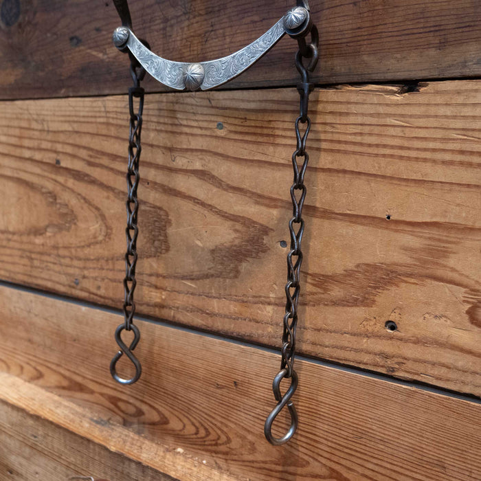 Silver Engraved TC Hansen Spade 1/2 Rig