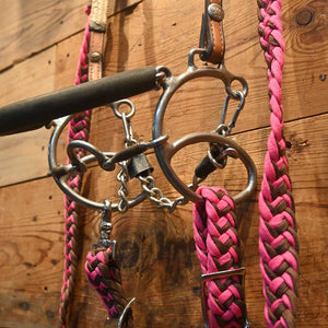 Bridle Rig - Dale Chaves Headstall with a Combo Smooth Port Gag - Bit SBR404 Sale Barn Dale Chavez   