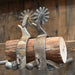 Used Danny Pollard Silver Mounted Spurs 12 pt Rowels Tack - Spurs Danny Pollard