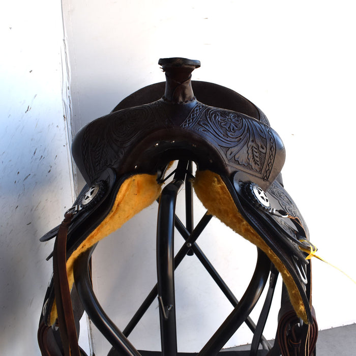 LIKE NEW 13.5" King Series Rider Saddle Sale Barn King Series
