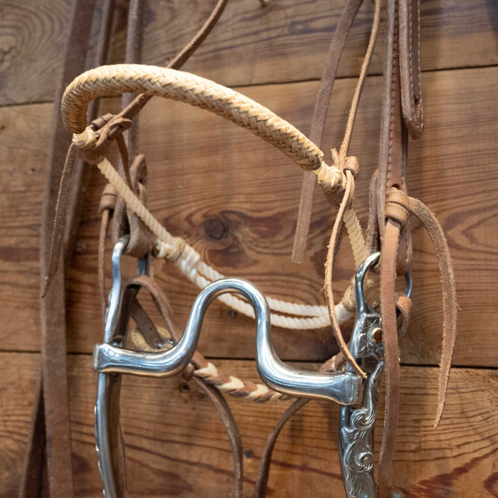 Cutrell Bit w/ Clint Gregory Headstall, Reins & Cavesson