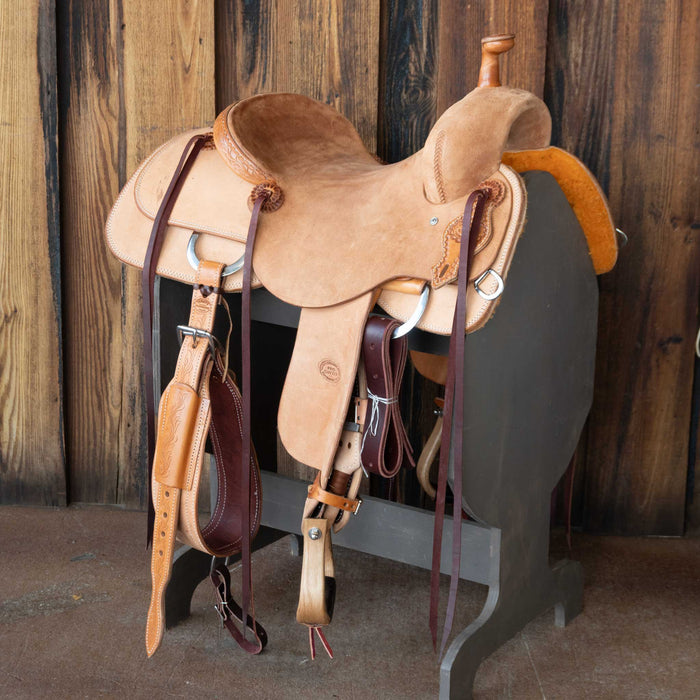 15.5" TESKEY'S PRO CUTTER RANCH CUTTER SADDLE