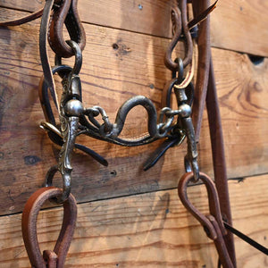 Bridle Rig - Kerry Kelley Silver Mounted Chain Port Bit  RIG793 Tack - Rigs Kerry Kelley   