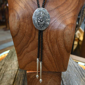 Comstock Heritage - Oval Yellow Stone Indian Bolo Tie 018 ACCESSORIES - Additional Accessories - Buckles Comstock Heritage   