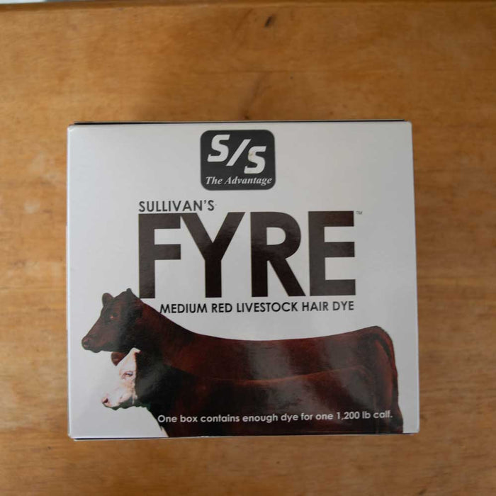 NEW Sullivan's FYRE Livestock Hair dye Sale Barn MISC   