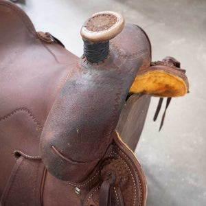 16" USED TRENT WARD RANCH SADDLE Saddles Trent Ward   