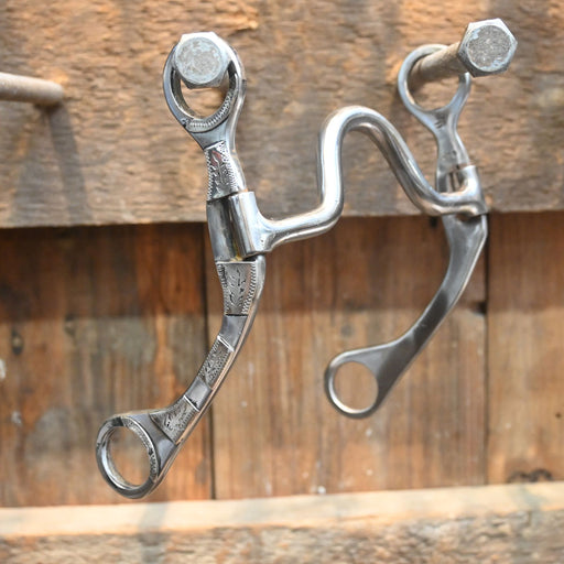 Ricky Trammell Silver Mounted Solid Port Bit Tack - Bits Ricky Trammell