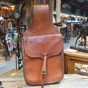Heavy Tooled Leather Saddle bags Collectibles Teskey's
