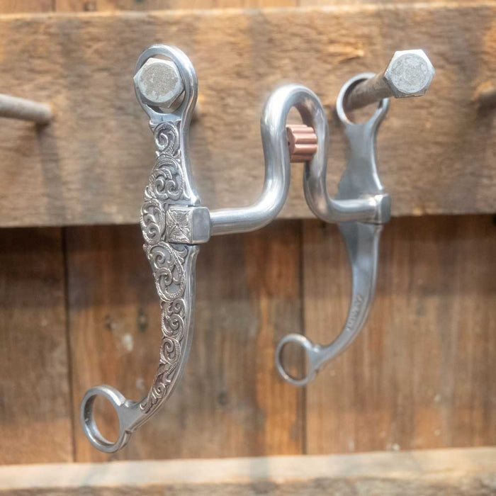 Kamphaus Silver Mounted Port w/ Copper Roller Bit Tack - Bits Kamphaus
