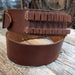 Vintage HUNTER Leather 41" Ammo Belt w/ Brass Buckle Collectibles Hunter