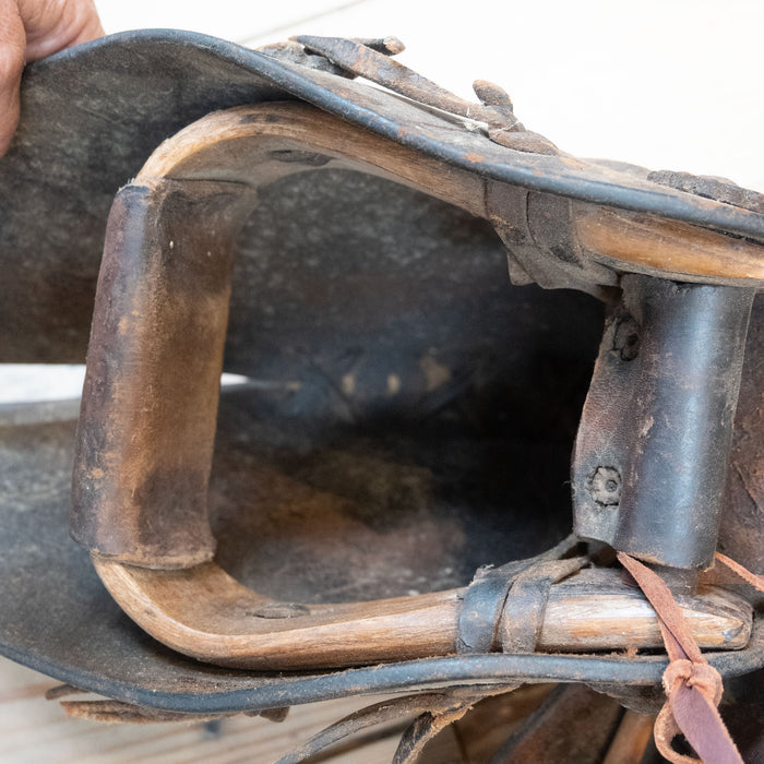 Vintage Original Stamped "King Ranch" Tapaderos Saddle - Accessories King Ranch