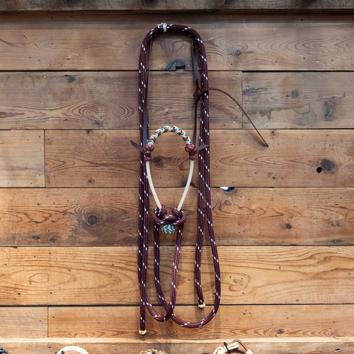 Massie Western Creations Burgundy Hackamore