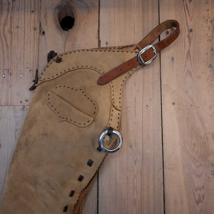 Used Youth Justin Cargill Shotgun Chaps Tack - Chaps & Chinks Justin Cargill Leather