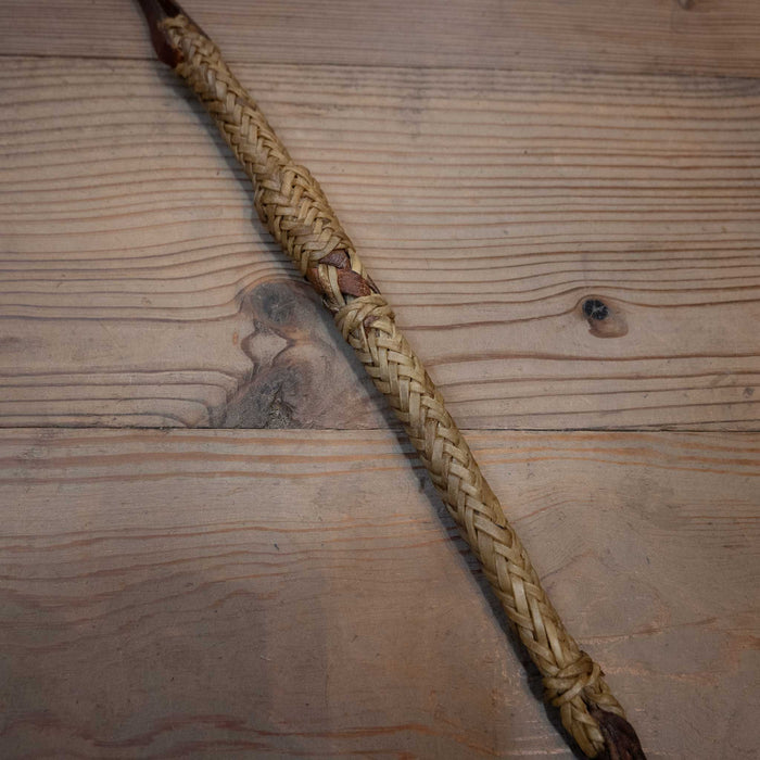 Vintage Braided 27" Rawhide & Leather Quirt