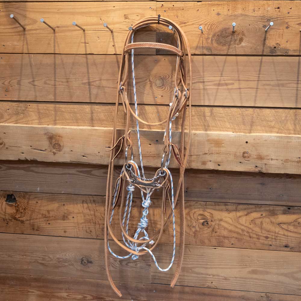 Cow Horse Supply Bridle Rig with German String Martingale CHS139 Tack - Training - Headgear Cow Horse Supply   