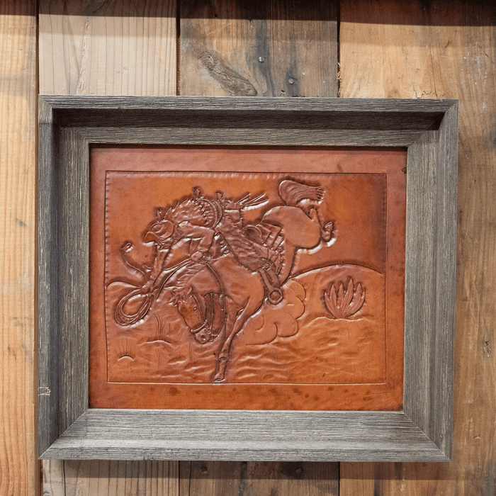 Handmade tooled leather work