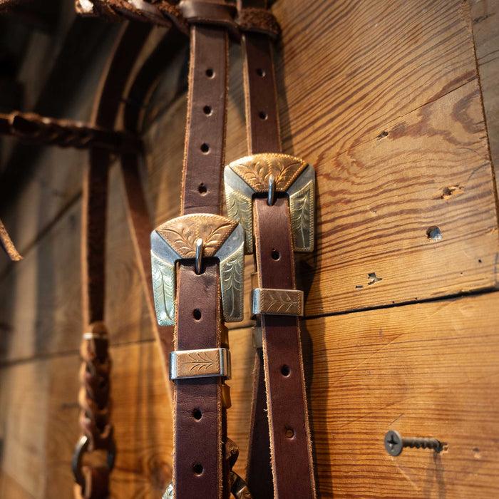 Joe Hipp Browband Headstall w/ Teskey's Hardware
