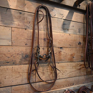 Bridle Rig - Kerry Kelley Silver Mounted Chain Port Bit  RIG793 Tack - Rigs Kerry Kelley   