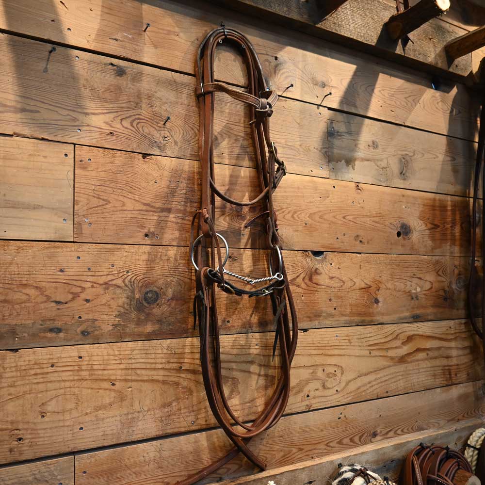 Bridle Rig - O-Ring - Twisted Wire snaffle Bit SBR527 Sale Barn MISC   