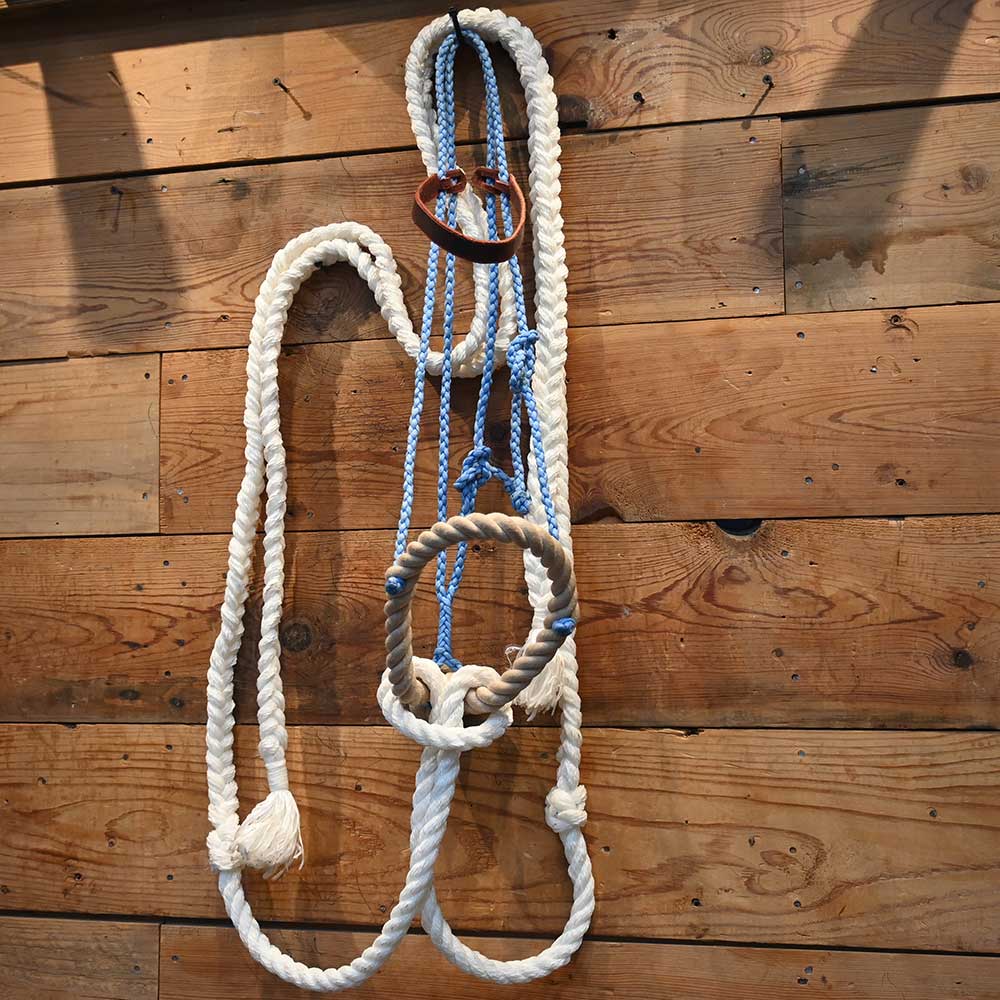 Bosal with Loping Hack Rig BOSAL067 Tack - Bosals MISC