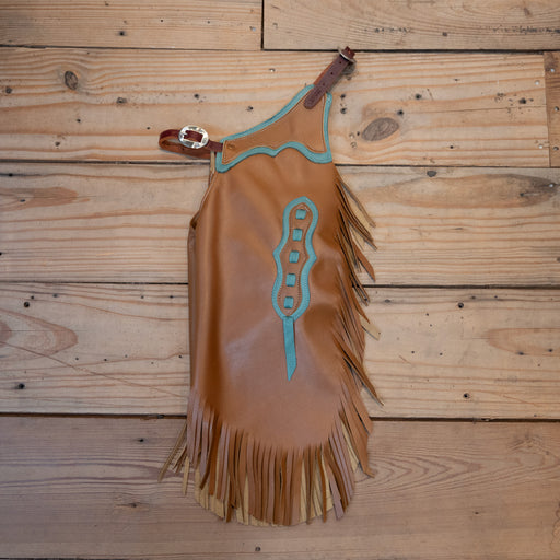 Rockin Y Kid's Brown Slickout Chinks Tack - Chaps & Chinks Rockin' Y Saddlery