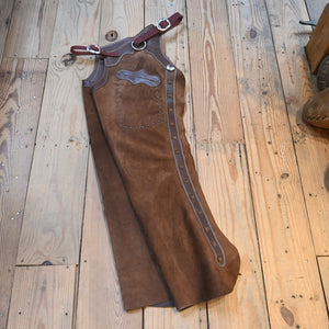 Shotgun Leggings Medium Rough-out Chaps CHAP1133 Tack - Chaps & Chinks Teskey's