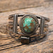 Mark Begay Vintage Silver Bracelet w/Turquoise Collectibles Mark Begay
