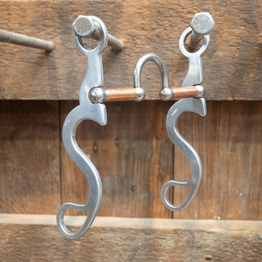 Jim Edwards Correction Bit w/Aluminum Shanks Tack - Bits Jim Edwards