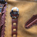 Handmade Tan Roughout Crossbody Chap Purse WOMEN - Accessories - Handbags Teskey's