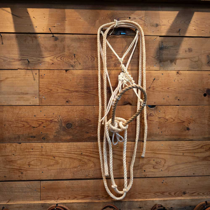 Handmade Loping Hack w/Braided waxed Reins 092