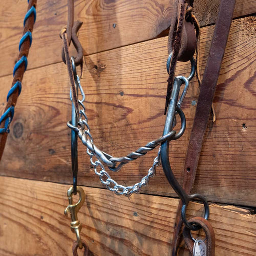 Cow Horse Supply Twist Shanked Snaffle Gag Bridle Rig Tack - Rigs Professional's Choice