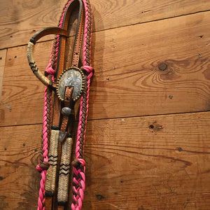 Bridle Rig - Dale Chaves Headstall with a Combo Smooth Port Gag - Bit SBR404 Sale Barn Dale Chavez   