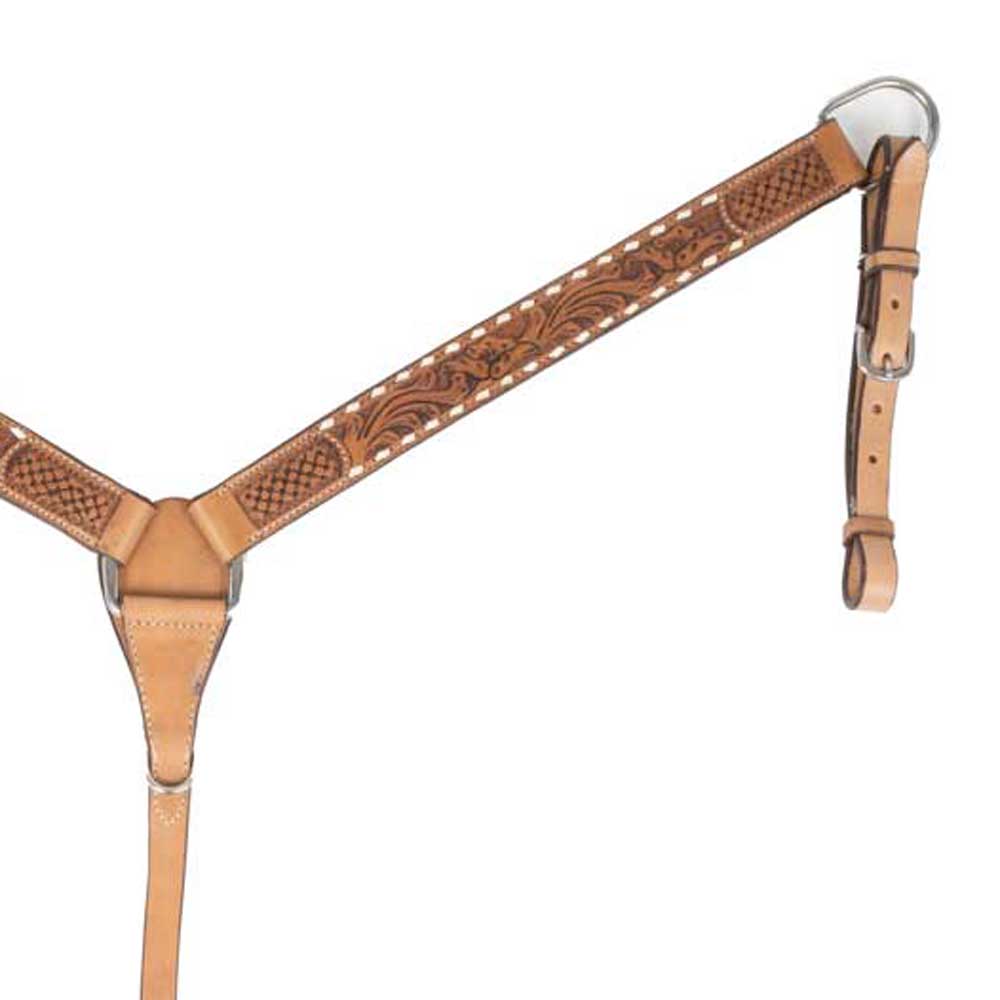 Teskey's 1.5" Floral Breast Collar Tack - Breast Collars Teskey's