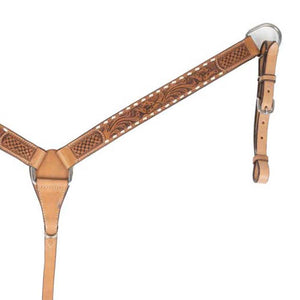 Teskey's 1.5" Floral Breast Collar Tack - Breast Collars Teskey's