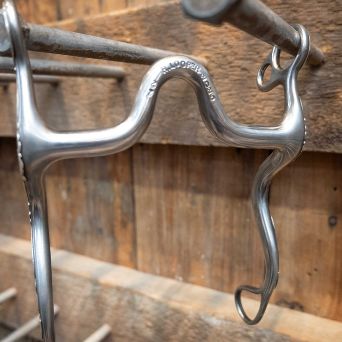 R. Looper #27-2025 Silver Engraved Port Bit 1835