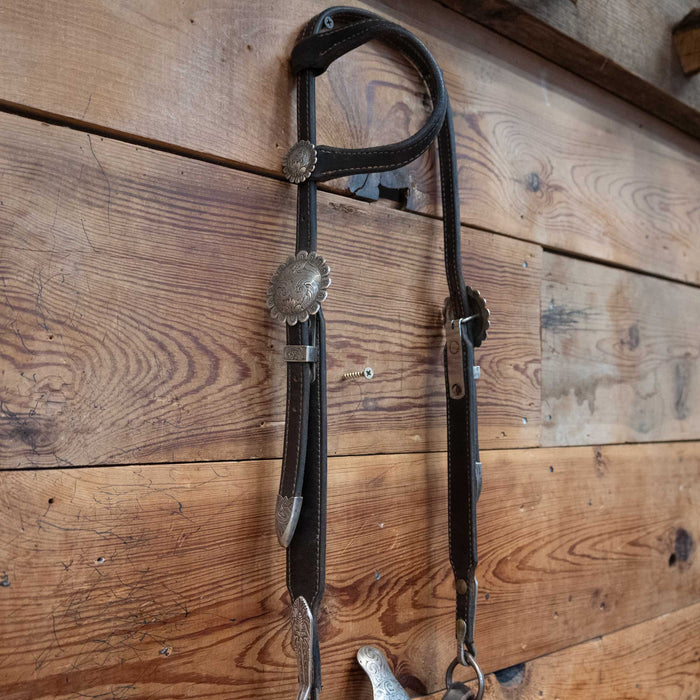 Silver Engraved TC Hansen Spade 1/2 Rig