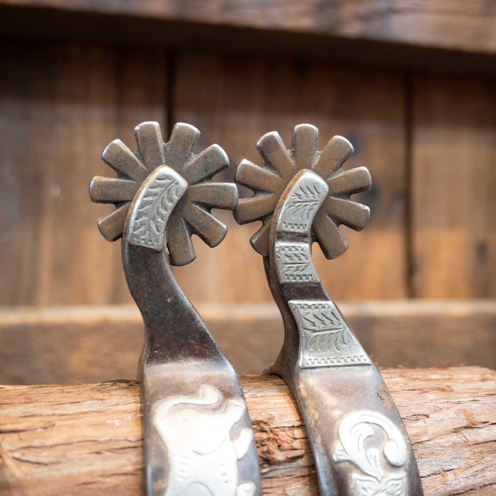 Kerry Kelley Silver Mounted 10pt. Spurs